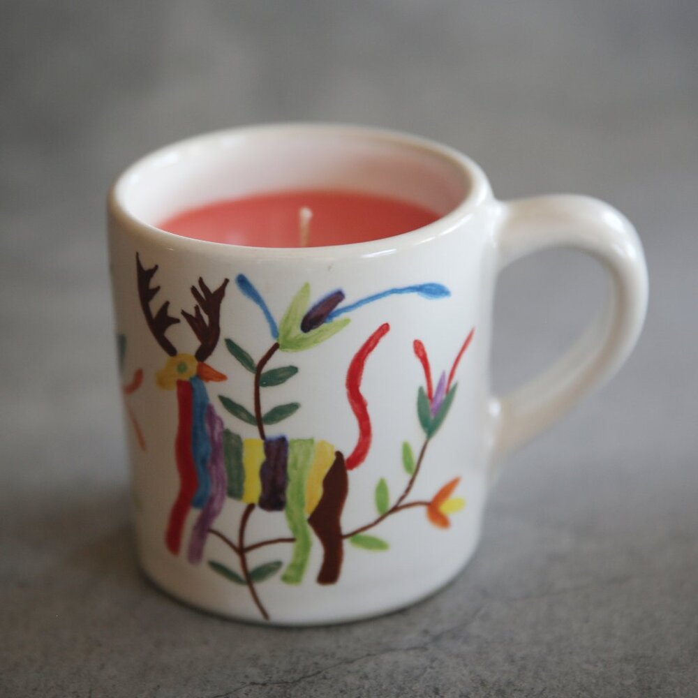 Fallen Orchard Upcycled 6oz Soy Wax Scented Candle Handmade Mug